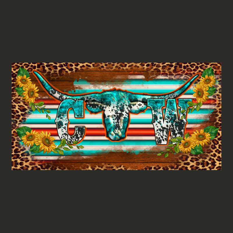 Western Howdy Cowgirl Leopard Serape   License Plate Template Heavy Core Tee by BarkalooDesign | Teevron