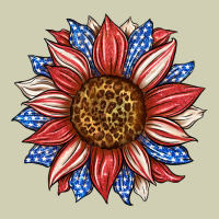American Flag Sunflower Heavy Core Tee | Teevron