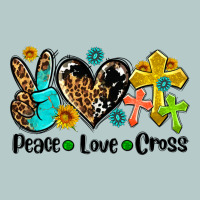 Peace Love Cross Heavy Core Tee | Teevron