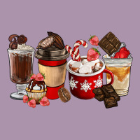 Chocolate Love Coffee Cups Heavyweight Hoodie | Teevron