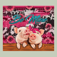 Be Mine Valentine's Day Pigs Ladies Tee | Teevron