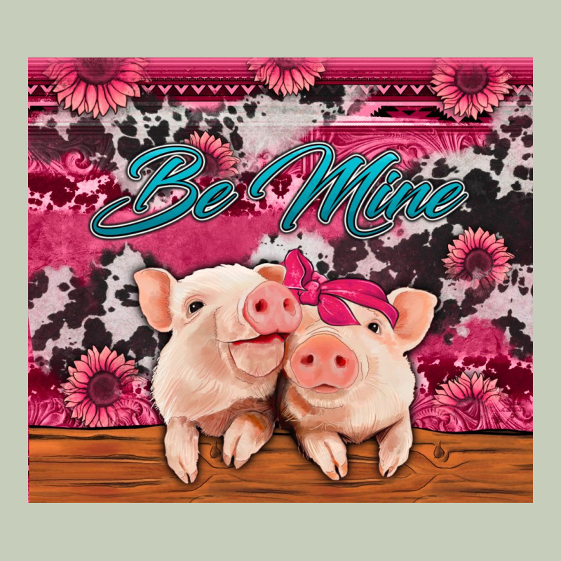 Be Mine Valentine's Day Pigs Ladies Tee by Jasminsmagicworld | Teevron