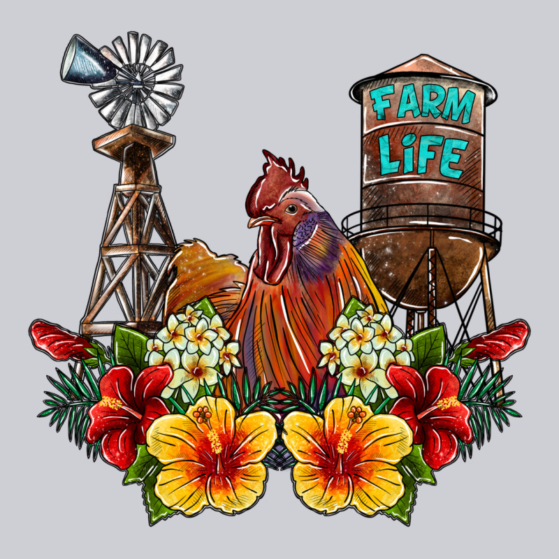 Farm Life Rooster Classic Tee by SublimationCraftShop | Teevron