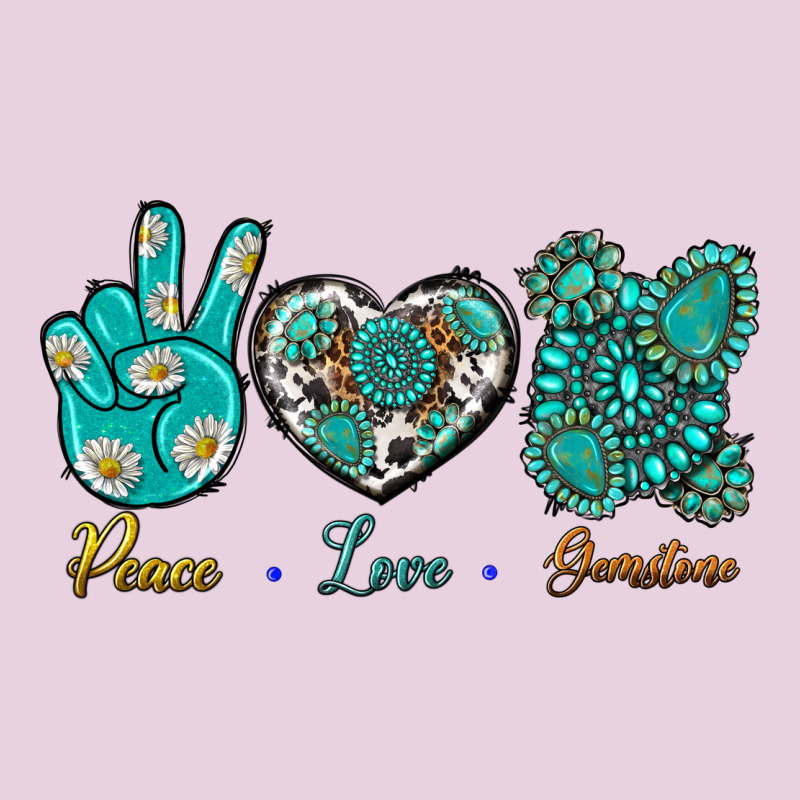Peace Love Gemstone Classic Tee by BundleAndBundleShop | Teevron