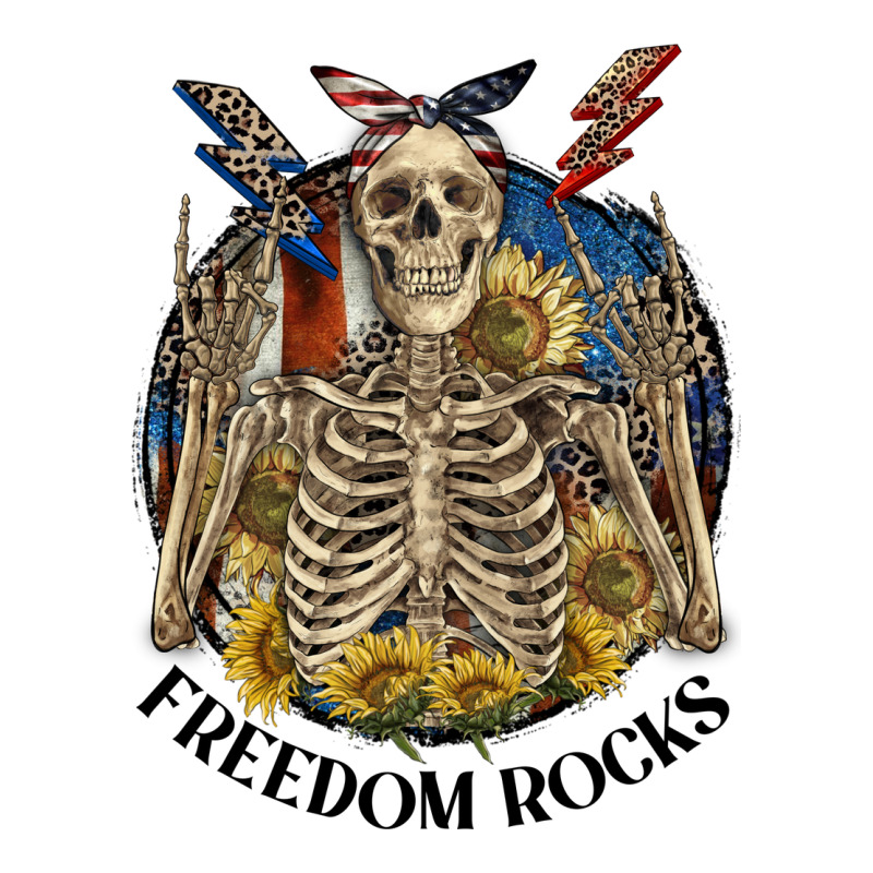 Freedom Rocks Zipper Hoodie by CowGirlArtShop | Teevron