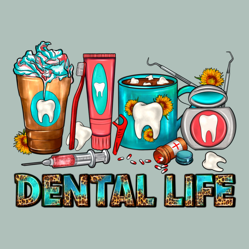 Dental Life Dentist Coffee Cups Heavyweight Hoodie by FaDigitalArtStudio | Teevron