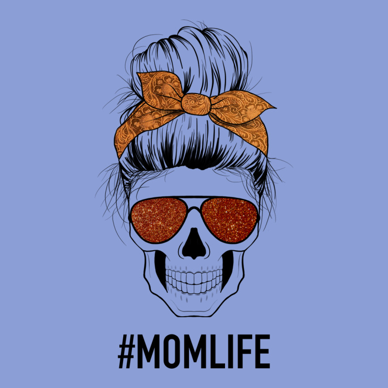 Glitter Western Patterned Mom Skull Long Sleeve Tee by Bettercallsaul | Teevron