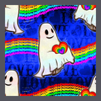 Pride Lgbtq Ghosts And Heart With Rainbow Seamless Vintage Hoodie | Teevron