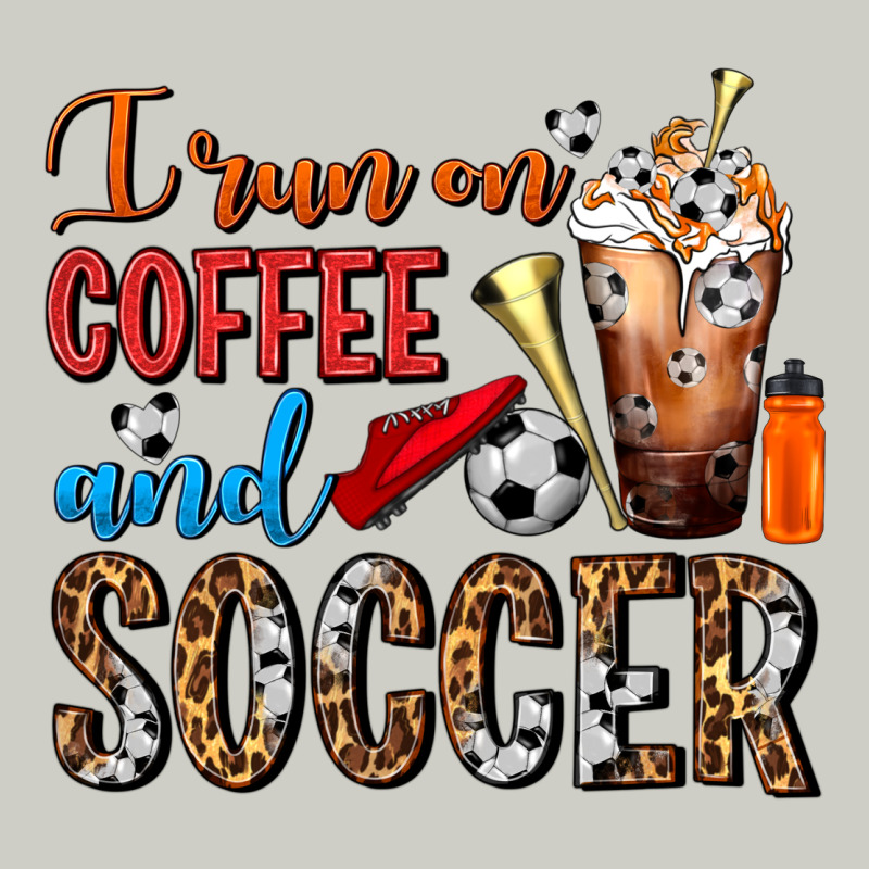 I Run On Coffee And Soccer Frappe Heavyweight Hoodie by FaDigitalArtStudio | Teevron