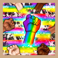 Pride Lgbtq Hands With Cowhide Seamless Pattern Vintage Hoodie | Teevron
