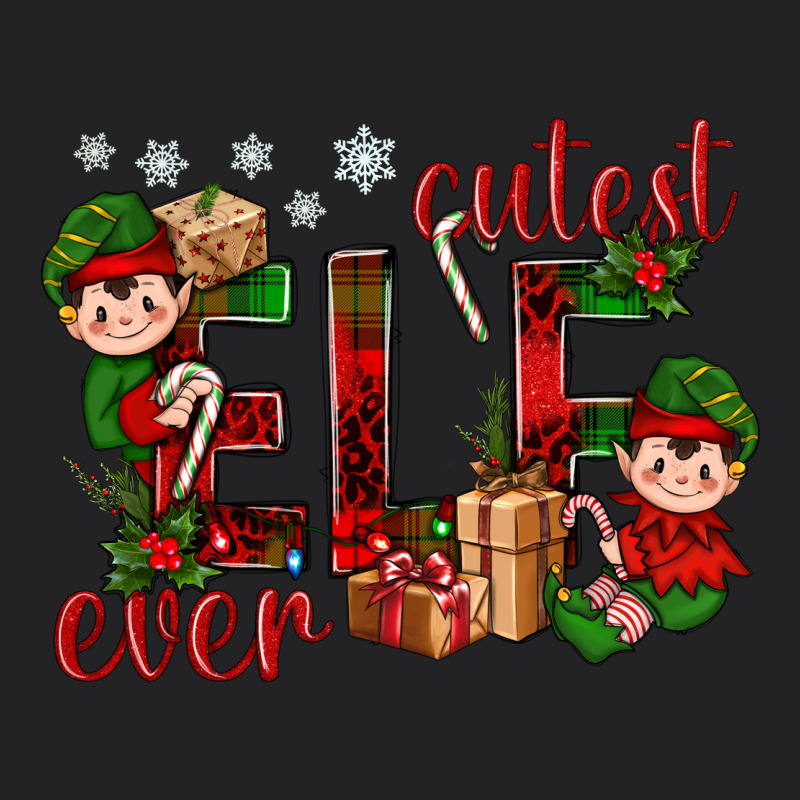 Cutest Elf Ever Christmas Vintage Tee by BundleAndBundleShop | Teevron