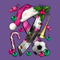 Pink Christmas Breast Cancer Ribbon Soccer Vintage Tee | Teevron