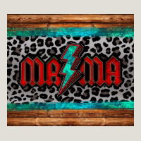 Leopard Lightning Bolt Mama Mother's Day Tumbler Heavy Core Tee | Teevron