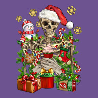 Skeleton Christmas Element Snowman Awda Vintage Tee | Teevron