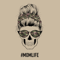 Feminine Camouflage Patterned Mom Skull Long Sleeve Tee | Teevron