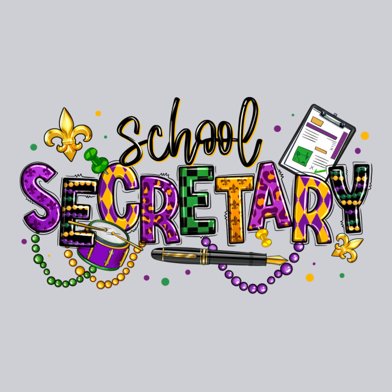 Mardi Gras School Secretary Heavyweight Sweatshirt by texasbilliewilder | Teevron