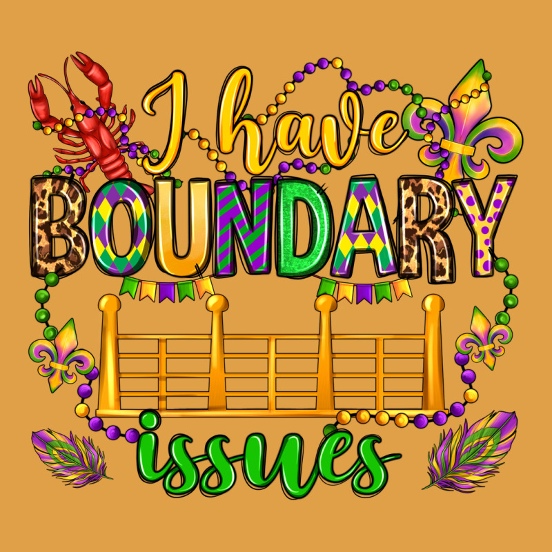 ı Have Boundary Issues Mardi Gras Olivia Premium Hoodie by OliviaCreatesArt | Teevron