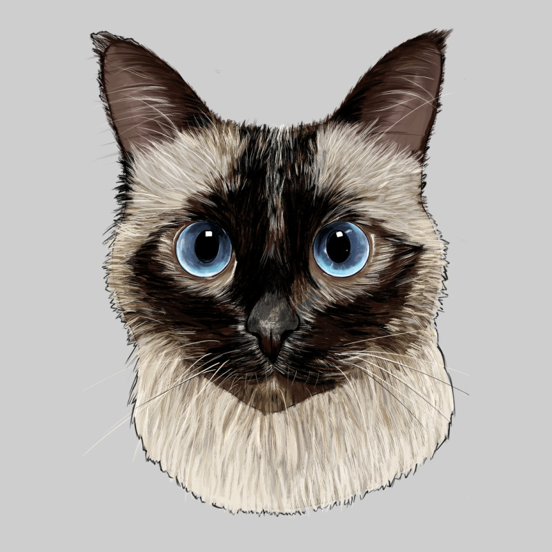 Siamese Face Premium Tee by LillyAllenDesigns | Teevron