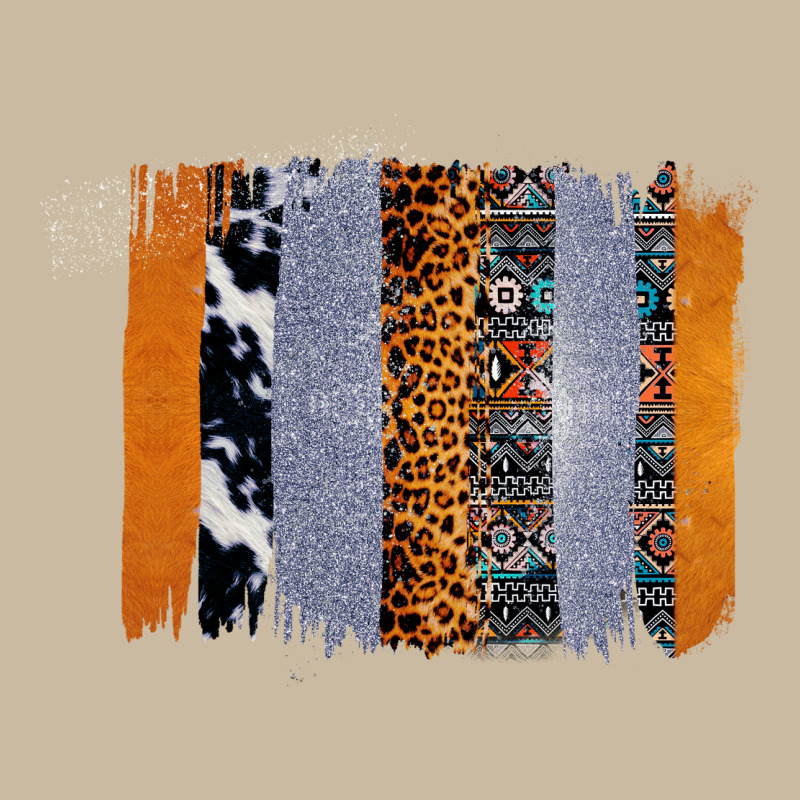 Western Cowhide Glitter Aztec Leopard Pattern Brushstroke Long Sleeve Tee by Bettercallsaul | Teevron