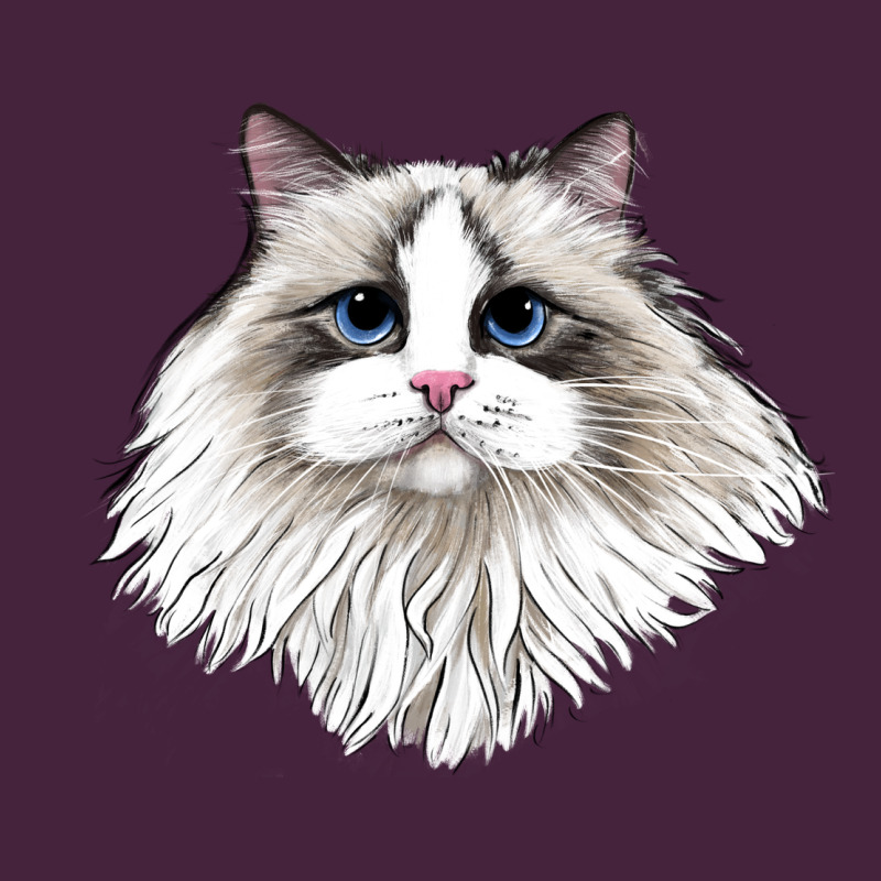 Ragdoll Face Cat Premium Tee by LillyAllenDesigns | Teevron