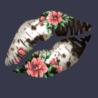 Cowhide And Flowers Lips Long Sleeve Tee | Teevron