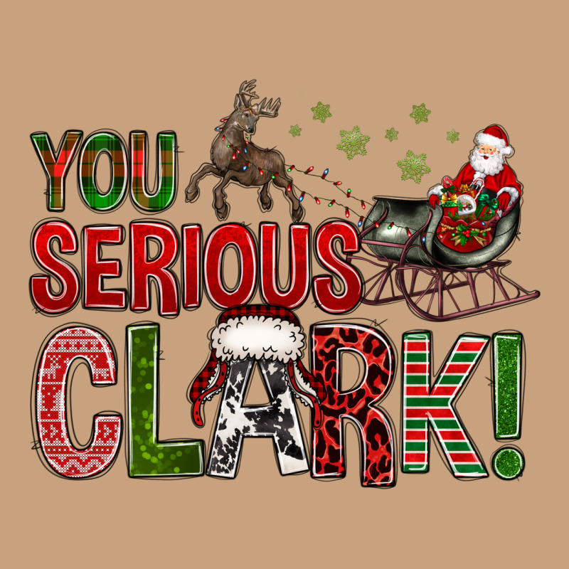 You Serious Clark With Santa Sleigh Vintage Tee by BundleAndBundleShop | Teevron