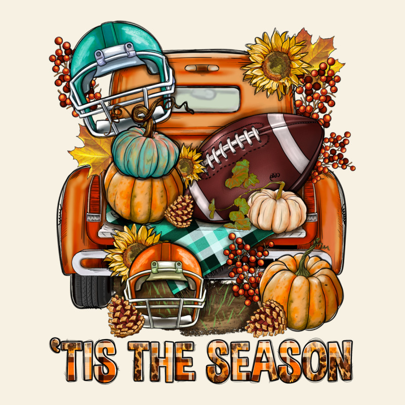 Tis The Season Fall Football Truck Vintage Tee by BundleAndBundleShop | Teevron
