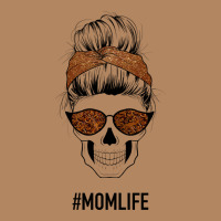 Brown Glitter, Western Vintage Patterned Mom Skull Long Sleeve Tee | Teevron