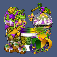 Mardi Gras Coffee Cups Vintage Hoodie | Teevron