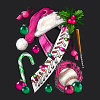 Pink Christmas Breast Cancer Ribbon Baseball Vintage Tee | Teevron