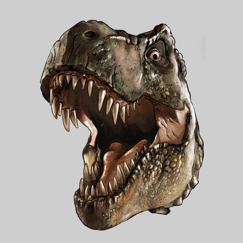Tyrannosaurus T Rex Face Premium Tee by LillyAllenDesigns | Teevron