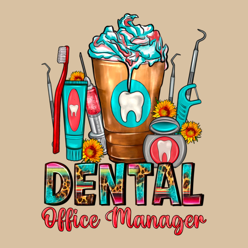 Dental Office Manager Cold Drink Frappe Heavyweight Hoodie by FaDigitalArtStudio | Teevron