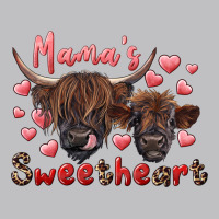 Mama's Sweetheart Highland Cow And Calf Long Sleeve Tee | Teevron