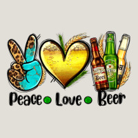 Peace Love Beer Heavy Core Tee | Teevron