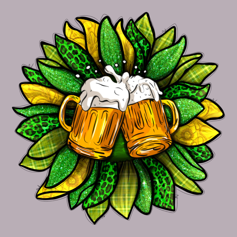 St. Patricks Sunflower With Beer Vintage Tee by BundleAndBundleShop | Teevron