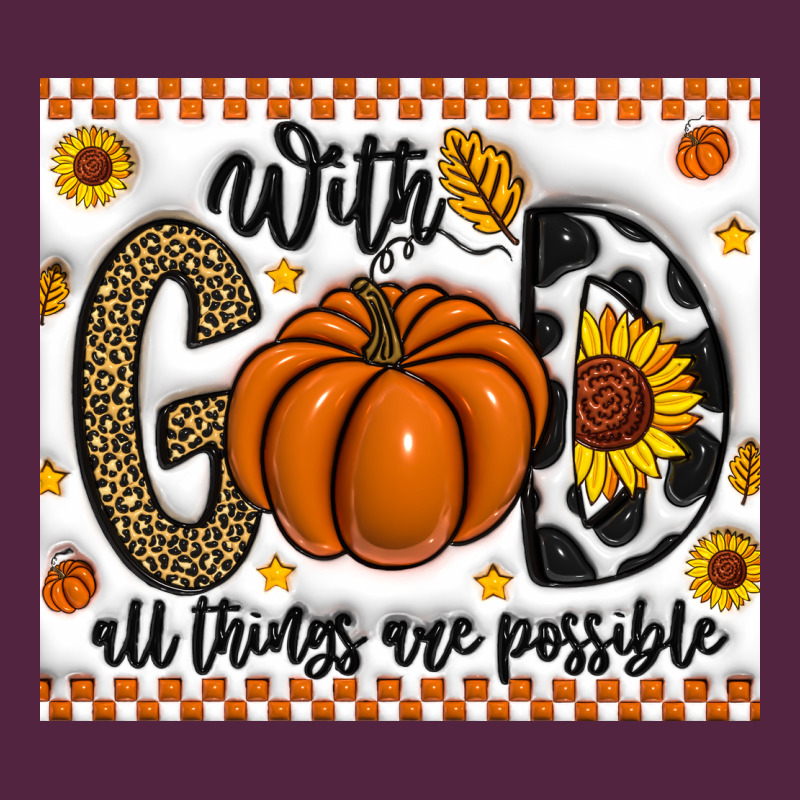 With God All Things Are Possible Urban Hoodie by CowhideDigitalArt | Teevron
