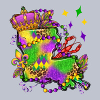 Louisiana Map Mardi Gras Olivia Premium Hoodie | Teevron