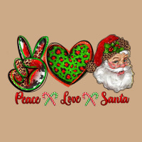 Peace Love Santa Vintage Hoodie | Teevron