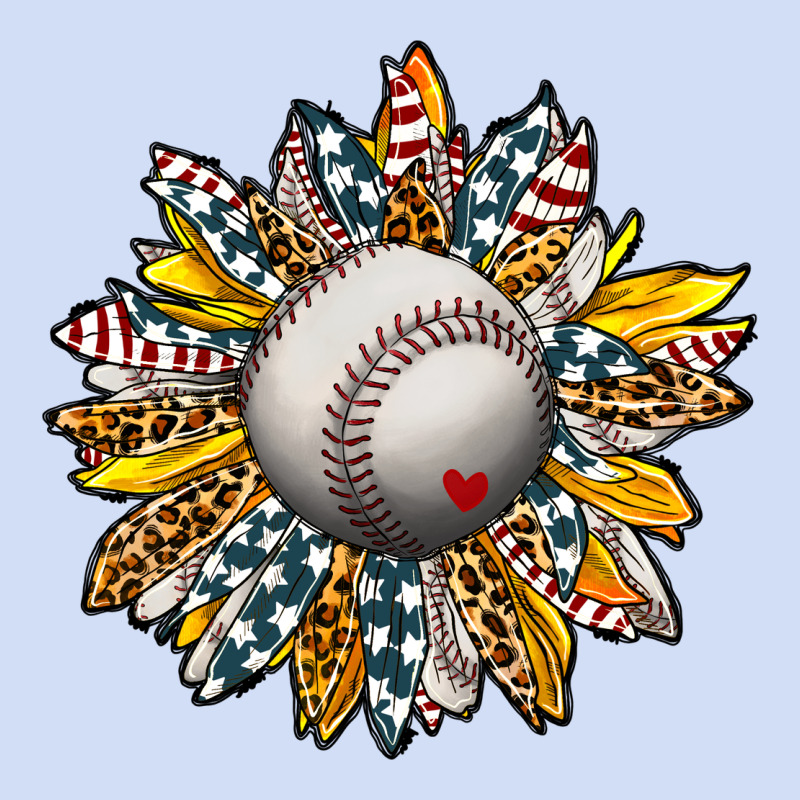 Baseball Sunflower Urban Hoodie by CowhideDigitalArt | Teevron