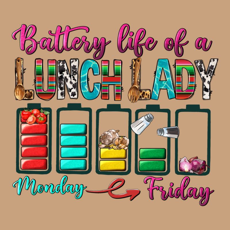 Battery Life Of A Lunch Lady Vintage Tee by BundleAndBundleShop | Teevron