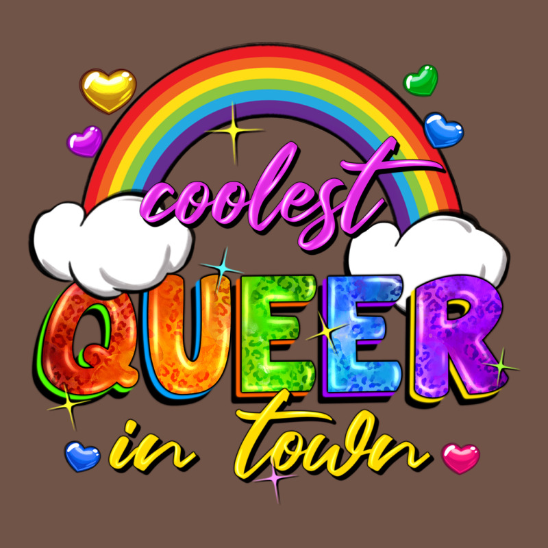 Coolest Queer In Town Premium Sweatshirt by FaDigitalArtStudio | Teevron