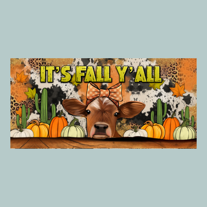 It's Fall Y'all Cow Heavy Core Tee by Jasminsmagicworld | Teevron