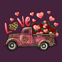 Love Truck With Roses And Leopard Long Sleeve Tee | Teevron