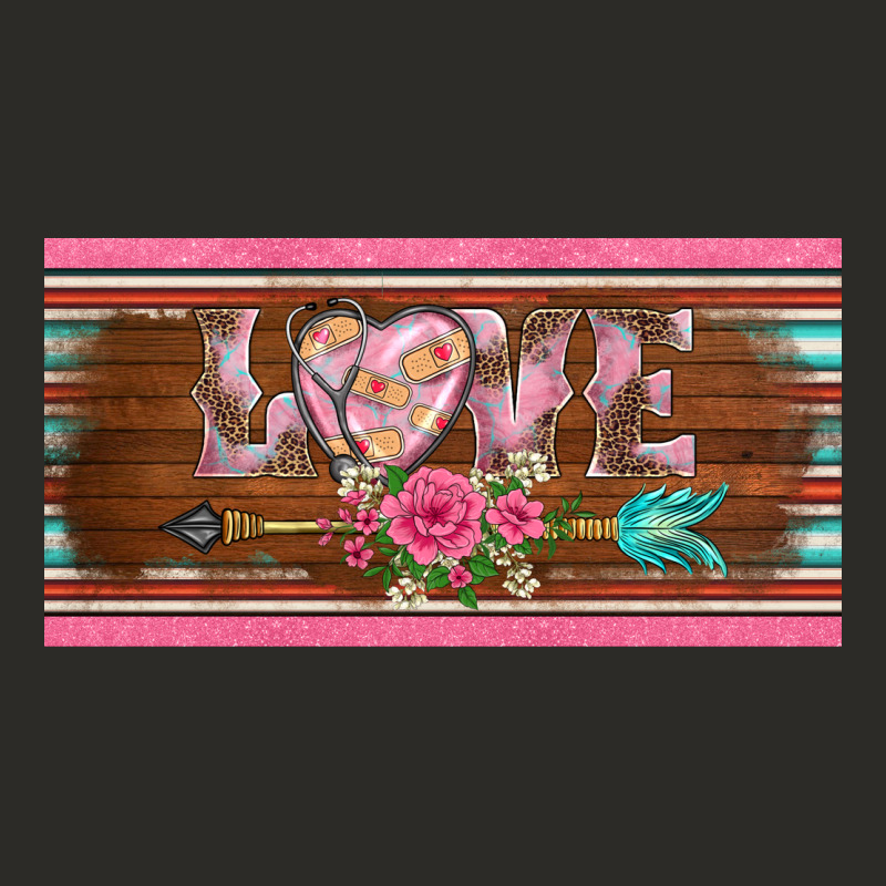 Western Nurse Love  Caduceus And Arrow License Plate Template Heavy Core Tee by BarkalooDesign | Teevron