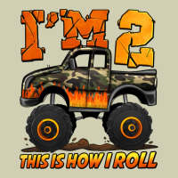 I'm Two This Is How I Roll Monster Truck Birthday Heavy Core Tee | Teevron