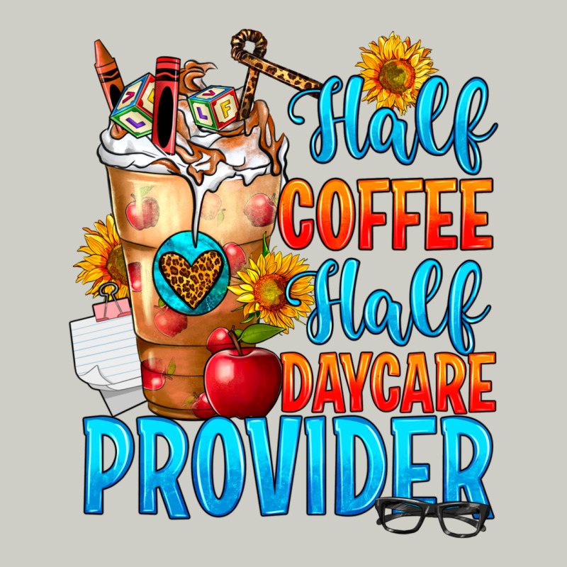 Half Coffee Half Daycare Provider Heavyweight Hoodie by FaDigitalArtStudio | Teevron