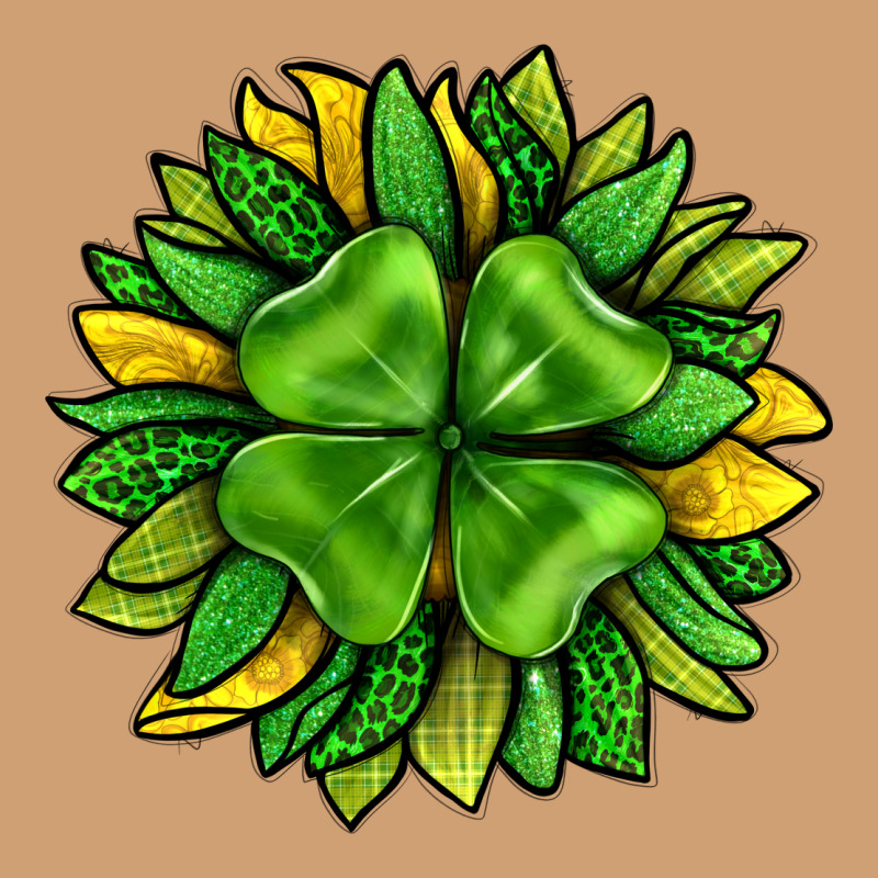 St. Patricks Sunflower With Clover Vintage Tee by BundleAndBundleShop | Teevron