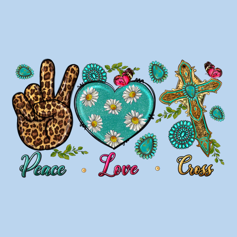 Peace Love Cross Classic Tee by BundleAndBundleShop | Teevron