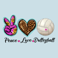 Peace Love Volleyball Ladies Tee | Teevron