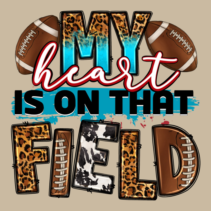 My Heart Is On That Field Football Long Sleeve Tee by RanaPortraitStore | Teevron